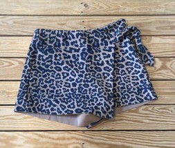 Zara Women’s Cheetah print Wrap skort Size M Tan Black S11 - £11.86 GBP