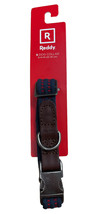 Reddy Navy/Red Webbed Dog Collar, Small 9-14 in - £14.56 GBP