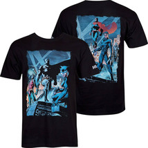 Batman Hush Comic Rooftop Meeting Image Men&#39;s T-Shirt Black - £27.63 GBP+