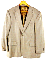 Pronto Moda Blazer Sport Coat Jacket Size 44 R Mens Gray Houndstooth Cas... - £29.06 GBP