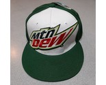 Pugs Mountain Dew Snapback Hat Cap Flat Bill Big Logo Embroidery Multicolor - $19.79