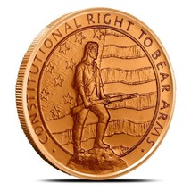 1 oz Copper Round Collectible Coin 2nd Amendment Right to Bear Arms - $22.00