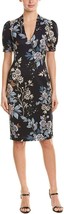 NWT Vince Camuto Navy Floral Printed Sheath Dress Size 8 Retail $138 - £30.97 GBP