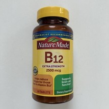 Nature Made B12 Extra Strength 2500 mcg, 60 Tablets, Exp 05/25, Sealed - $13.29