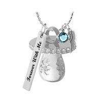 Pacifier Crystal Ashes Urn - Love Charms™ Option - £23.99 GBP