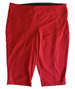 Women With Control Cropped Leggings Red XL - €12,17 EUR