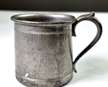 Vintage CA Woodward Pewter Taunton Mass Small Cup Handled John Alfred 2.... - $25.99