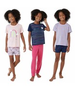 Eddie Bauer Youth 6-piece Pajama Set, PINK Girl&#39;s Sz M (10/12) -L (14/16... - $21.36