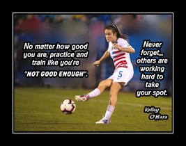 Rare O&#39;Hara USWNT Soccer Quote Poster, Unique Gift - $19.99+