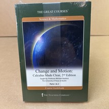 The Great Courses Change and Motion Calculus Made Clear Guidebook + 2 DV... - £8.63 GBP