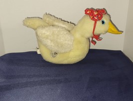 Vintage Wind up Plush Goose by Eden Animated Duck Moves Music toy Old Macdonald - £25.32 GBP