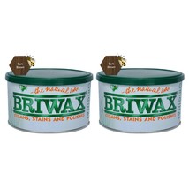 Briwax Original Furniture Wax 16 Oz - Dark Brown (Pack of 2) - £37.83 GBP