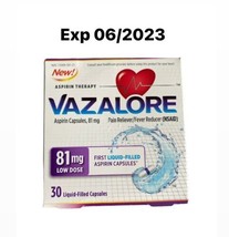 Vazalore Aspirin 81 Mg Low Dose Pain Treatment - 30 Capsule - $24.99