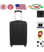 Fashionable Black Luggage Cover - XL Size Fits 31-32 Inch Suitcases Perf... - $700.34 MXN