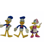 Walt Disney Donald Duck Daisy Resort Epcot Bendable Figurines Collectabl... - $20.29 CAD