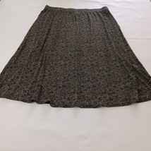The Travel Collection Women Black &amp; Gold Skirt Size 2X Measured Waist 34 - €7,70 EUR