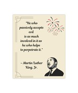 MLK Lesser Known Quote Matte Parchment Poster, Wall Art, Home Decor, His... - $149.33 MXN