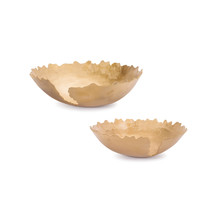 Metallic Abstract Aluminum Bowl (Set of 2) - €92,06 EUR