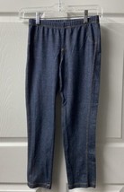 Circo Denim Lool Leggings Girls Size L Jersey Knit Long Jegging Pants Play - £4.06 GBP