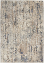 5' X 7' Beige And Grey Abstract Power Loom Non Skid Area Rug - $3,247.19 MXN