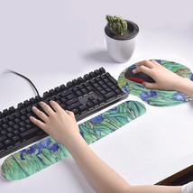 Irises Van Gogh Mouse Pad &amp; Wrist Rest - $49.00