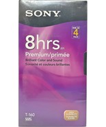 SONY Premium VHS 8 Hour T160VR Tapes 4-pack - $39.60