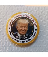 3&quot; Button Inauguration Day Donald Trump Pin Pinback Badge President Elect - $10.91 CAD