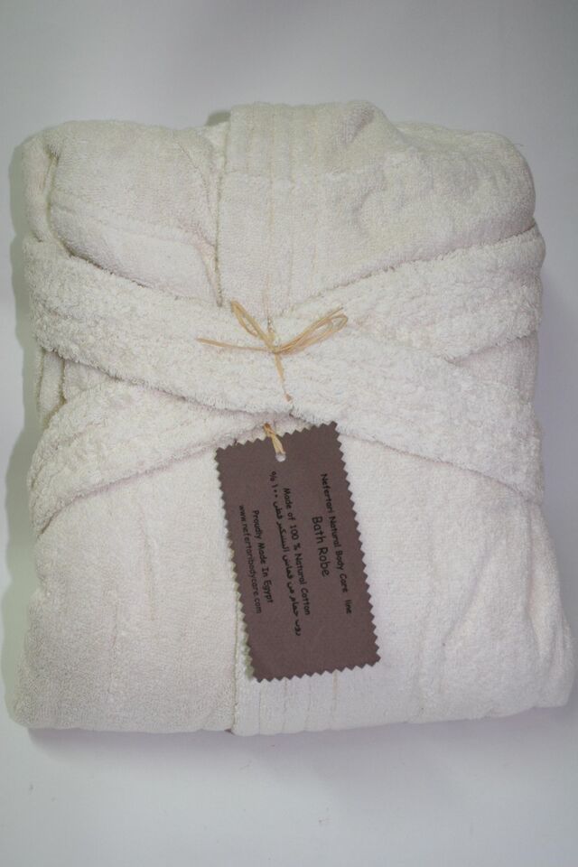 Nefertari Hooded Bathrobe Men Women 100%  organic Egyptian Cotton (High Quality)