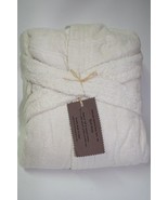 Nefertari Hooded Bathrobe Men Women 100%  organic Egyptian Cotton (High ... - $171.31 CAD+