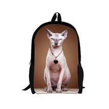Cool Teenagers School backpack  fashion Boys bookbag  /Tiger/Elephant Printing R - £95.05 GBP