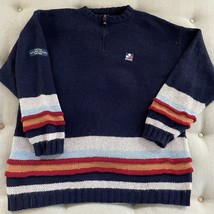 Enyce Wool Blend 1/4 Zip Pullover Sweater Mens XL - $24.48