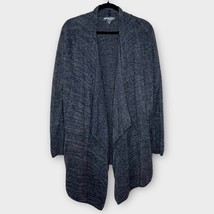 BAREFOOT DREAMS cozy chic lite charcoal gray open cardigan size L/XL - £30.09 GBP