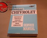 1974 74 Camaro Chevelle Corvette Monte Carlo Nova Service Manual - $57.95