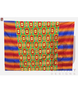 Kente Cloth Ghana African Handwoven Fabric Ashanti Kente African Art 6 y... - $429.46 CAD