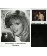 MORGAN FAIRCHILD 8 X 10 BW PHOTO SIGNED TO PROMOTE A MOVIE 1991 VERY RARE - $1,141.41 MXN