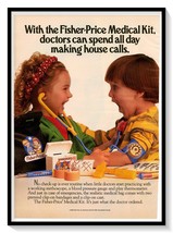 Fisher-Price Medical Kit Toy Print Ad Vintage 1992 Magazine Advertisement - £7.66 GBP
