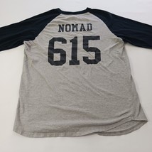 Sport-Tek NOMAD 615 Men's Gray & Black Cotton 3/4 Sleeve Reglan T-Shirt Size M image 11