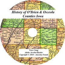1914 History of O&#39;Brien and Osceola County Iowa IA - £4.58 GBP