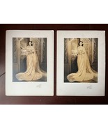 Vintage 2 Mexican Studio PHOTOGRAPH PHOTO BRIDE Wedding Woman From 1940&#39;s - €40,59 EUR