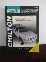 Chilton Repair Manual 20404 Chrysler Full Size Trucks 1997-2000 - £15.52 GBP