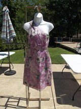 J.Crew Lavender Floral 1 Shoulder Dress 0 - £15.97 GBP