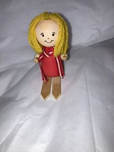 Ljungstroms Sweden Christmas Figure Blonde Girl skier, handmade, Sweden - £16.83 GBP