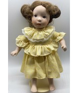 VTG Franklin Heirloom 9&quot; Porcelain Doll &quot;Friday&#39;s Child&quot; DOLLS OF THE WE... - £14.77 GBP