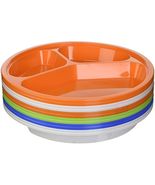 PLATE 3 COMPARTMENT 2PK 4 COLORS IN PDQ #3 STAR PLATE, Case Pack of 48 - €76,49 EUR