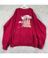 Fruit Of The Loom Womens Red Long Sleeve Crew Neck Pullover Sweatshirt S... - £18.72 GBP