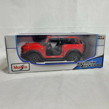 Maisto 1:18 Special Edition Rapid Red 2021 Ford Bronco Badlands Model White Box - $40.75