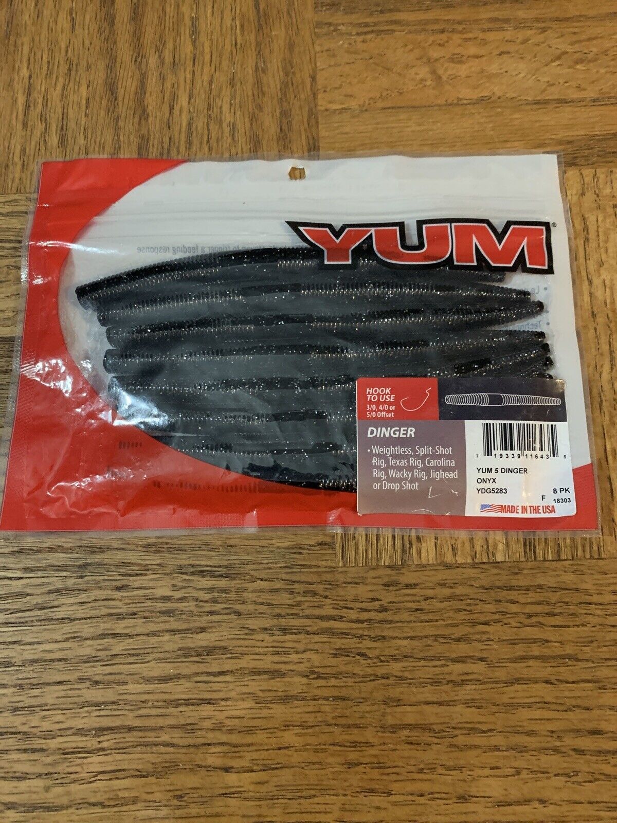 YUM Fishing Bait Dinger Onyx - $7.80