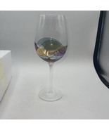 Mosaic Stained Glass Wine Water Goblets Glass 11” Tall - $19.80