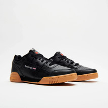 Reebok Classic Men&#39;s Black Carbon Workout Plus Shoes Size 7 us CN2127 - £88.94 GBP