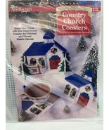 Needlecraft Shop Plastic Canvas Kit Country Church Coasters - £6.40 GBP